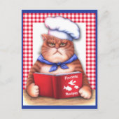 Keukenkat Briefkaart (Voorkant)