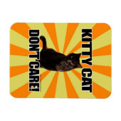 Keukenkat maakt het niet uit magneet (Horizontaal)