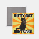 Keukenkat maakt het niet uit magneet (Voorkant / Achterkant)