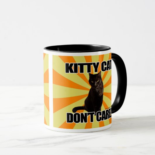 Keukenkat maakt het niet uit mok (Voorkant rechts)