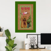 Keukenkat met Afbeelding Poster (Thuiskantoor)