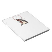 Keukenkat met Afbeelding voor harten Notitieblok (Schuin)