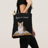 Keukenkat met boeken tote bag (Dichtbij)