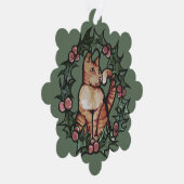 Keukenkat met kerstmis Feestdagen Ornament Kaart (Rechts)