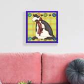 Keukenkat op beton canvas afdruk (Insitu (Woonkamer))