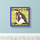 Keukenkat op beton canvas afdruk (Insitu (Houten vloer))