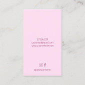 Keukenkat van pilootklassen visitekaartje (Achterkant)