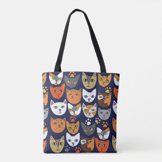Keukenkatten Dagelijkse Caturday Tote Bag (Achterkant)