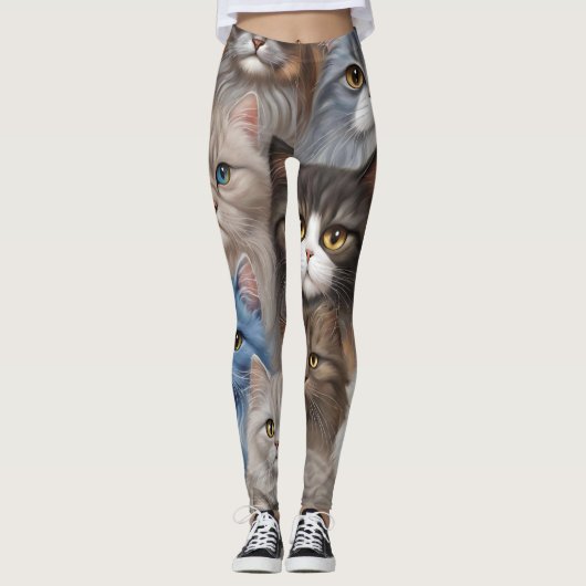 Keukenkatten Leggings (Voorkant)