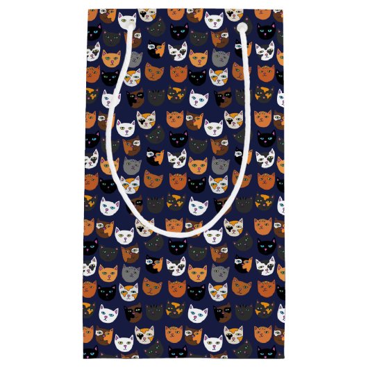 Keukenkatten overal patroon klein cadeauzakje (Voorkant)