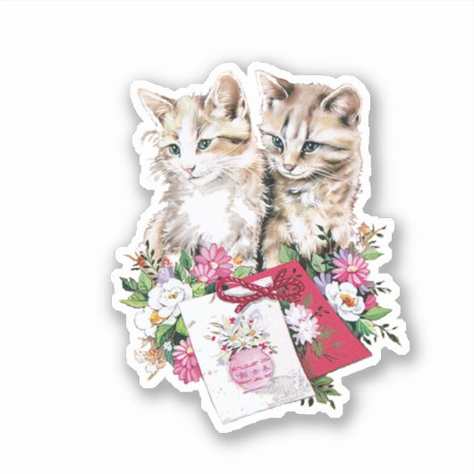 Keukenkatten Sticker (Voorkant)