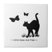 Keukenkatten zijn gratis tegeltje (Voorkant)