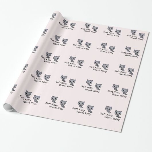 Keukenkattenpapier Cadeaupapier (Uitgerold)