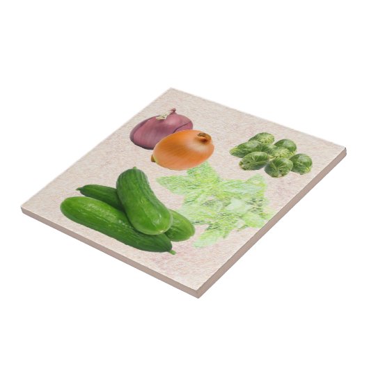 Keukenkeramische tegels tegeltje (Zijkant)