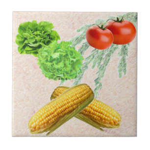 Keukenkeramische tegels tegeltje