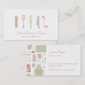 Keukenkeuken Accessoires en gereedschap Visitekaartje (Voorkant / Achterkant)