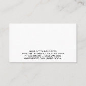 Keukenkeuken | Achtergrond Visitekaartje (Achterkant)