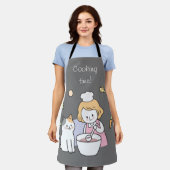Keukenkeuken van Anime Apron voor vrouwen Schort (Gedragen)