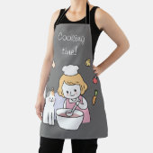 Keukenkeuken van Anime Apron voor vrouwen Schort (Insitu)