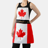 Keukenkeuken van Canada en Canadese vlaggen Schort (Insitu)