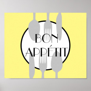Keukenkeuken van koolstof citaat gedurfd modern poster