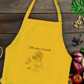 Keukenkeuken van uien en knoflook schort voor volw