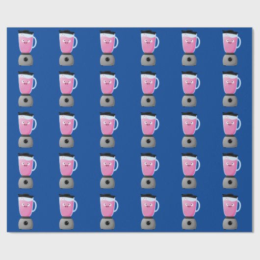 Keukenkeukenapparaat cartoon voor fijne voedselble cadeaupapier (Vlak)