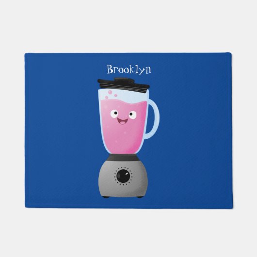 Keukenkeukenapparaat cartoon voor fijne voedselble deurmat (Voorkant)