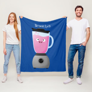 Keukenkeukenapparaat cartoon voor fijne voedselble fleece deken
