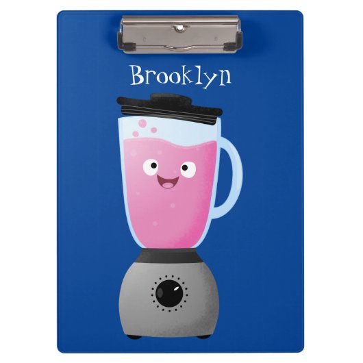 Keukenkeukenapparaat cartoon voor fijne voedselble klembord (Voorkant)