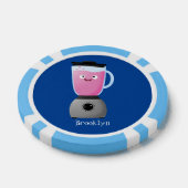 Keukenkeukenapparaat cartoon voor fijne voedselble poker chips (Enkel)