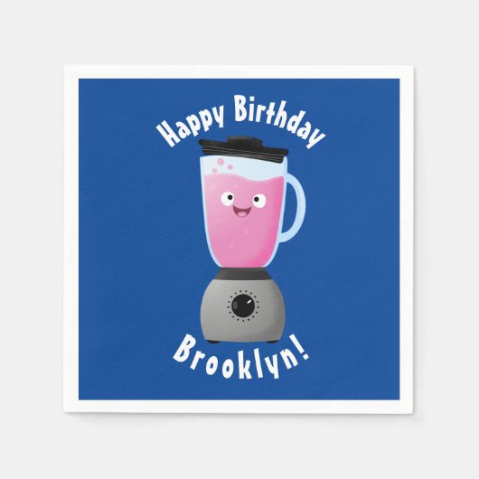 Keukenkeukenapparaat cartoon voor fijne voedselble servet (Voorkant)