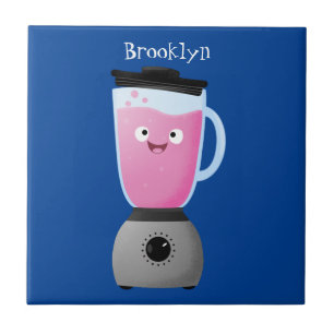 Keukenkeukenapparaat cartoon voor fijne voedselble tegeltje