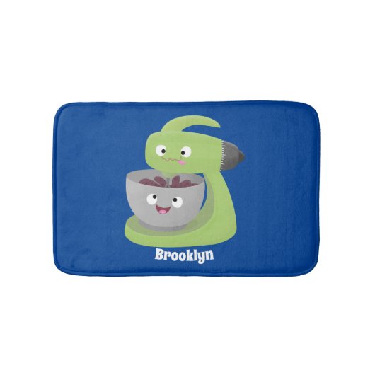 Keukenkeukenapparaat voor cute-taart cartoon badmat (Voorkant)