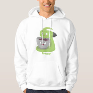 Keukenkeukenapparaat voor cute-taart cartoon hoodie