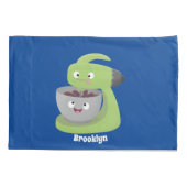 Keukenkeukenapparaat voor cute-taart cartoon kussensloop (Achterkant)