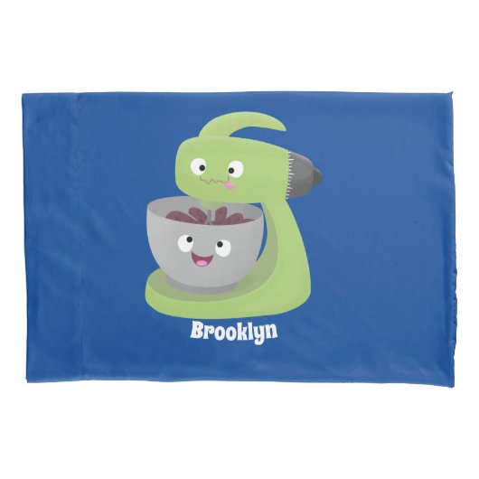 Keukenkeukenapparaat voor cute-taart cartoon kussensloop (Voorkant)