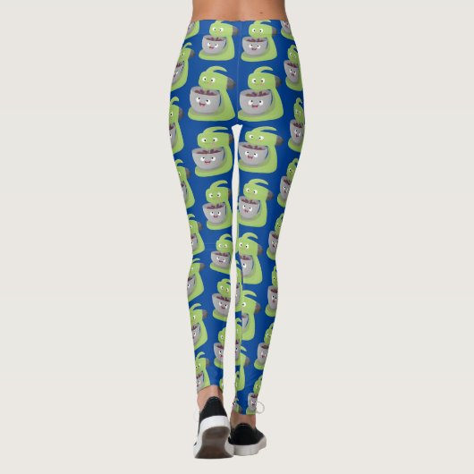 Keukenkeukenapparaat voor cute-taart cartoon leggings (Achterkant)