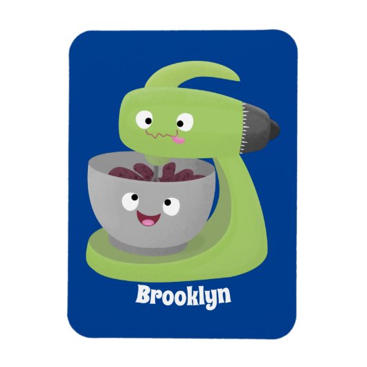 Keukenkeukenapparaat voor cute-taart cartoon magneet (Verticaal)