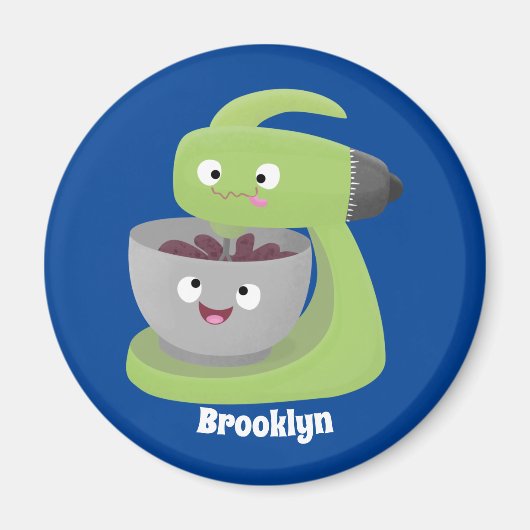 Keukenkeukenapparaat voor cute-taart cartoon magneet (Voorkant)