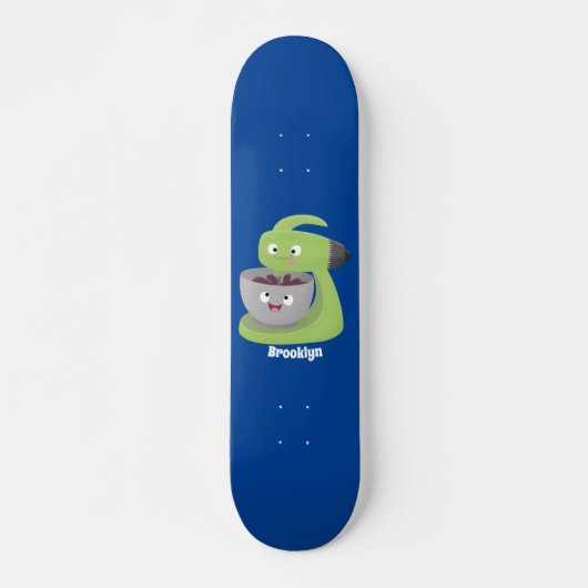 Keukenkeukenapparaat voor cute-taart cartoon persoonlijk skateboard (Voorkant)