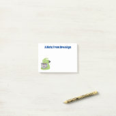 Keukenkeukenapparaat voor cute-taart cartoon post-it® notes (Op bureau)