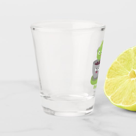 Keukenkeukenapparaat voor cute-taart cartoon shot glas (Links)