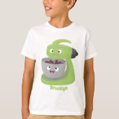 Keukenkeukenapparaat voor cute-taart cartoon t-shirt (Voorkant)