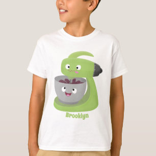 Keukenkeukenapparaat voor cute-taart cartoon t-shirt