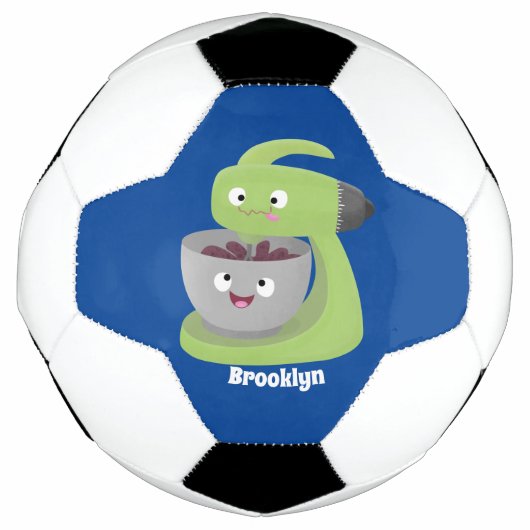 Keukenkeukenapparaat voor cute-taart cartoon voetbal (Voorkant)