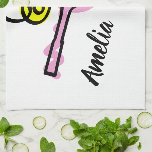 Keukenkeukencadeau voor speler of coach theedoek (Gevouwen)