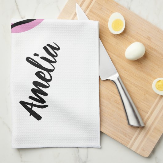 Keukenkeukencadeau voor speler of coach theedoek (Quarter Fold)