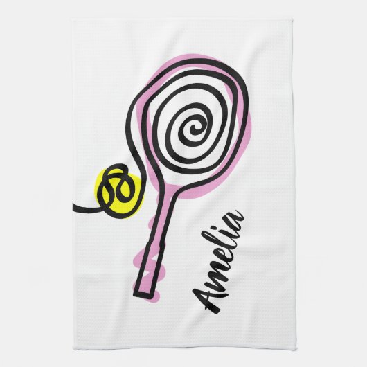 Keukenkeukencadeau voor speler of coach theedoek (Verticaal)