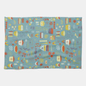 Keukenkeukenhanddoek voor de halverwege de eeuw theedoek (Horizontaal)